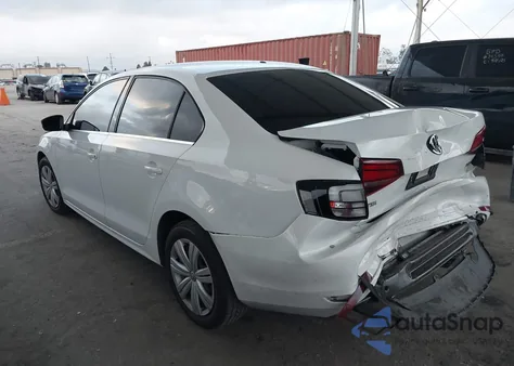 2017 Volkswagen Jetta 1.4T S из США, поврежденный, VIN 3VW2B7AJ0HM339835